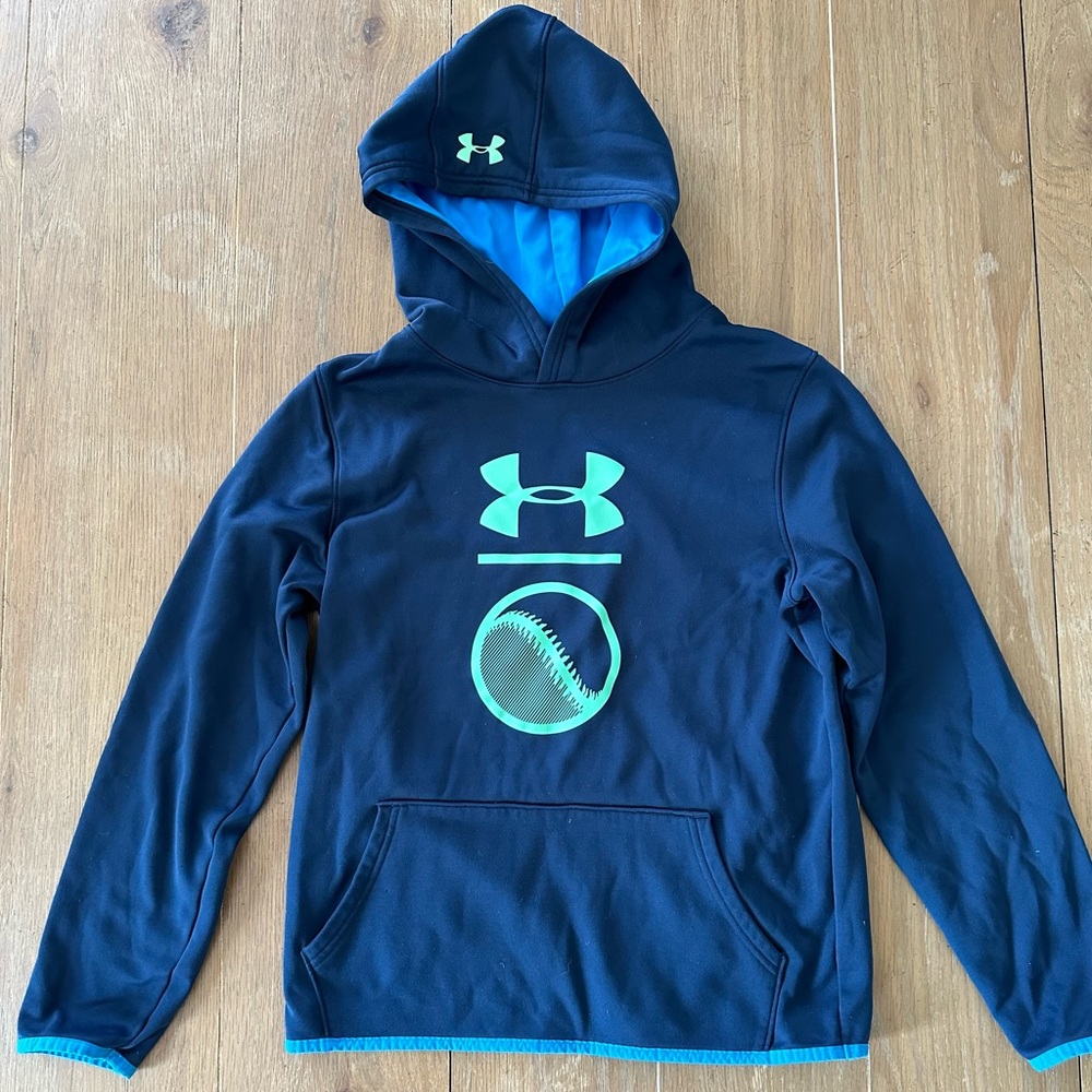 Under Armour Kids’ Boys’ Baseball Graphic Hooded Sweatshirt Hoodie